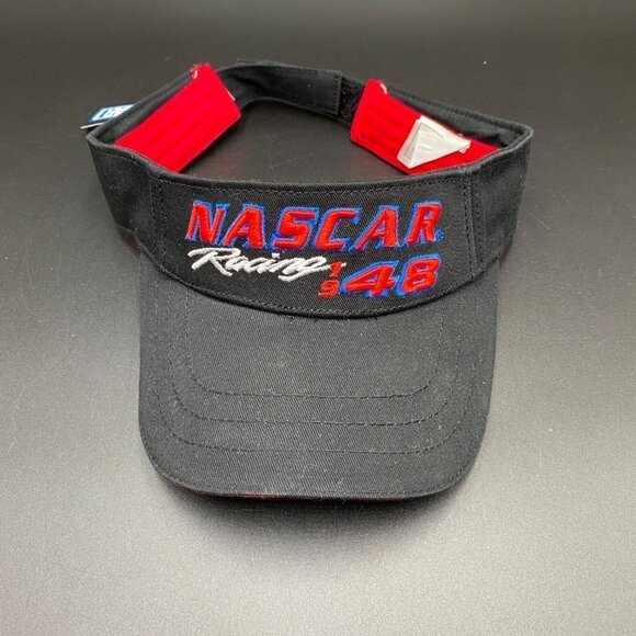 Kudzu Nascar Racing Black/Red Adjustable Visor - Picture 1 of 4